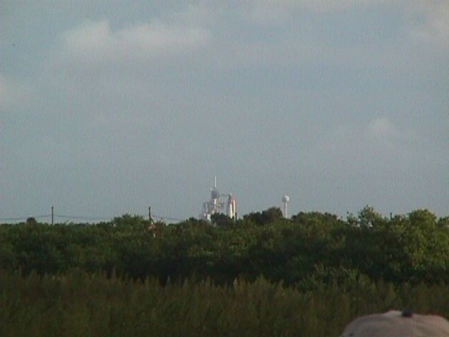 We viewed the launch from about 3 1/2 miles away