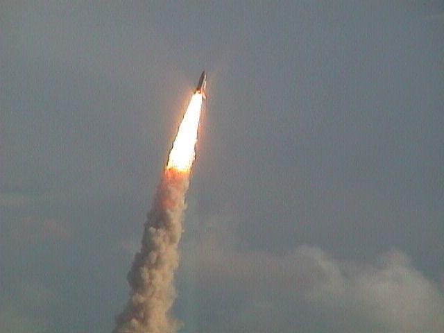 STS-106 launching at 7:29 AM CDT on September 8th, 2000